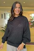 Laundry B Cuddle Club Chill Knit Black